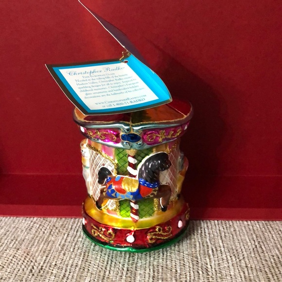 CAROUSEL OF HOPE 2006 CHRIST RADKO TREE DECOR - Picture 9 of 12